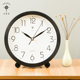 钟客厅现代时钟坐钟创意摆台式 静音台钟卧室床头钟表
