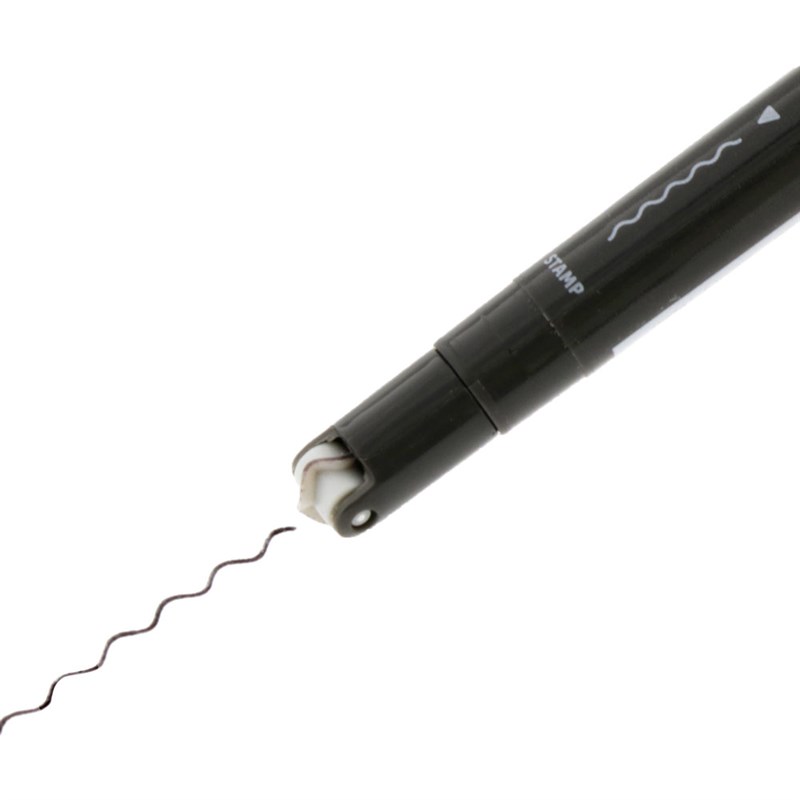 untr太阳星滚轮印章记号笔滚动画波浪线点线头荧光笔彩色创意马克