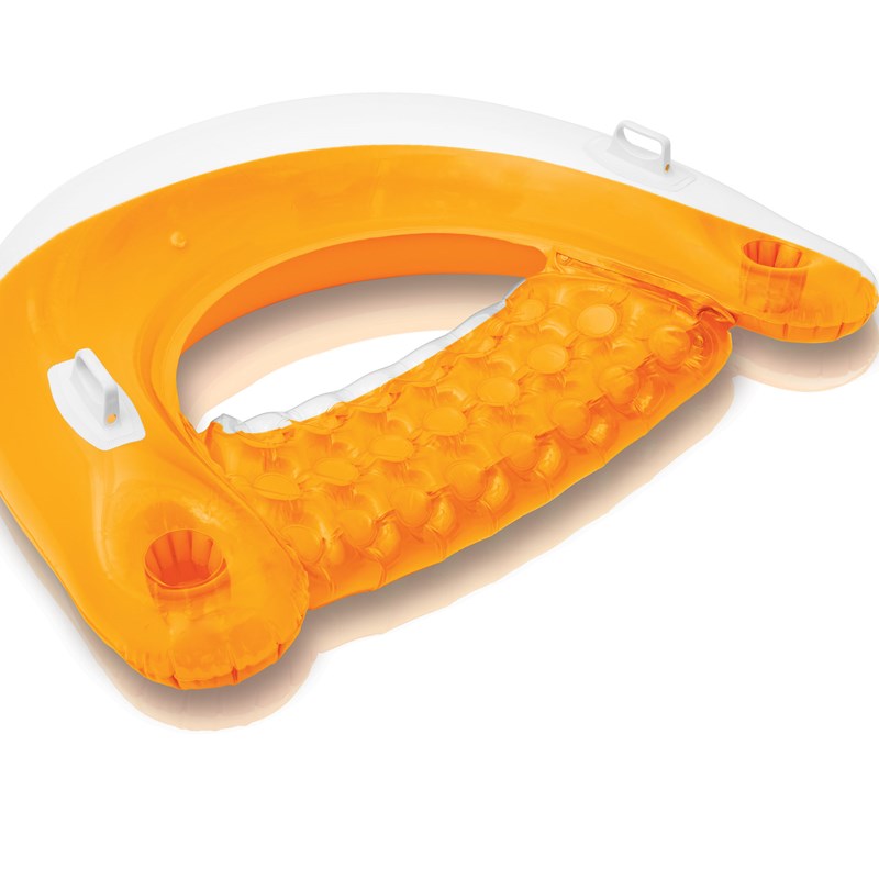 原装INTEX浮排浮床游泳充气漂流水上充气床加厚气垫躺椅沙发浮排