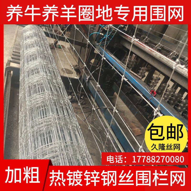 镀锌防锈养殖网铁丝网围栏防护网护栏网牛栏网养牛养羊果园围栏网