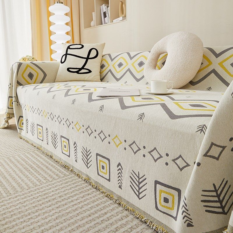 现代沙发巾一片式全包防猫抓加厚沙发盖布四季通用沙发罩毯,居家布艺,沙发垫,淘宝优惠券,粉丝福利购,淘宝优惠卷