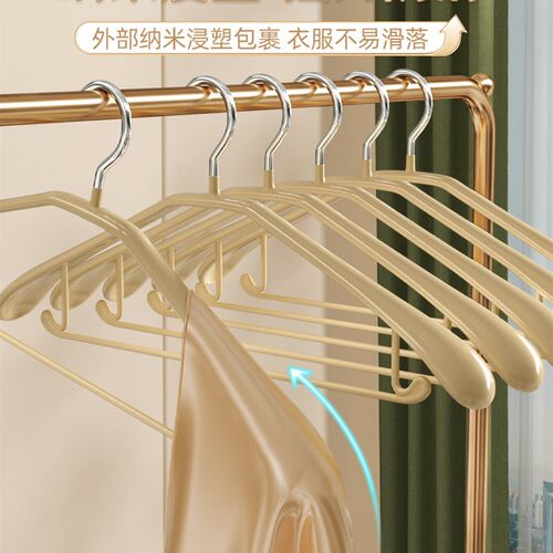 象太郎衣架挂衣痕防滑衣挂防肩角包服架子加大宽肩衣撑
