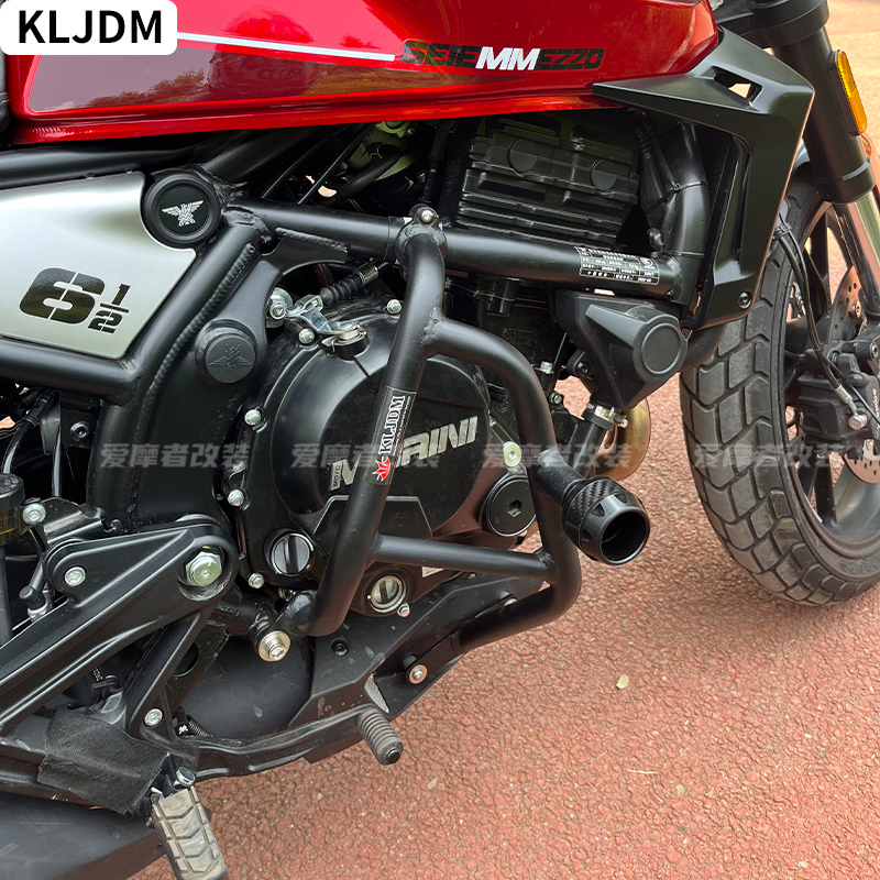 适配莫里尼赛文佐保险杠0不锈钢竞技杠杠护杠改装