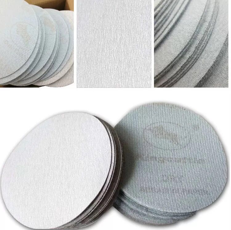 金牛砂纸打磨圆盘植绒自粘2寸寸寸5寸寸7寸9寸家具汽车油漆抛