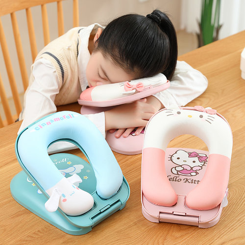 午睡趴趴枕儿童午休专用小学生教室课桌中午睡觉趴睡小枕头折叠