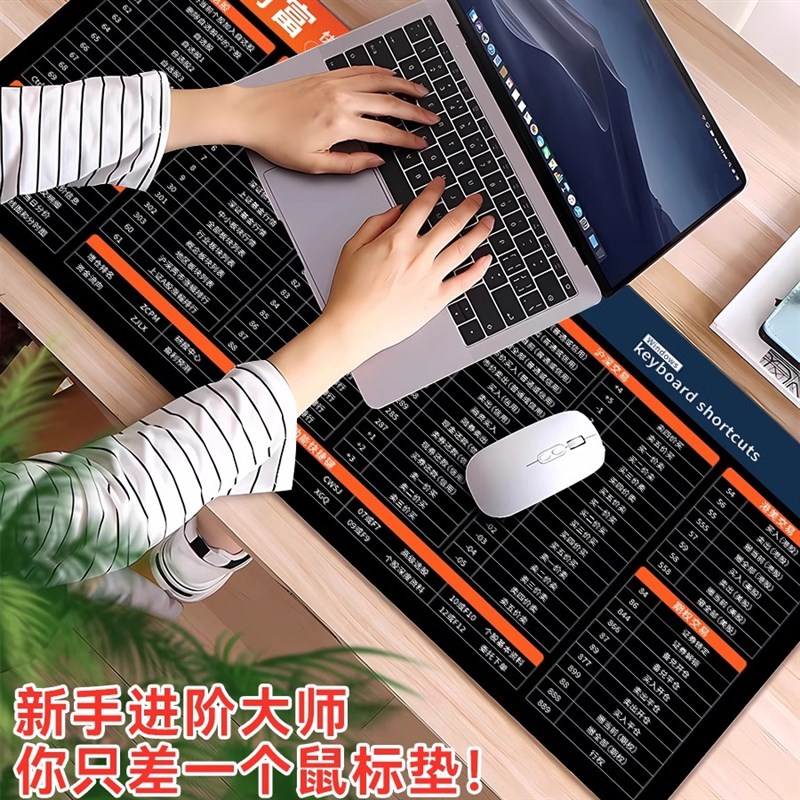 股票滑鼠垫通达信同顺东方财富证券快捷键大全办公键盘桌垫