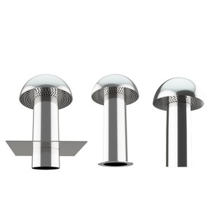 屋面排气管油烟机排烟管罩带网法兰家用屋顶烟囱透气管