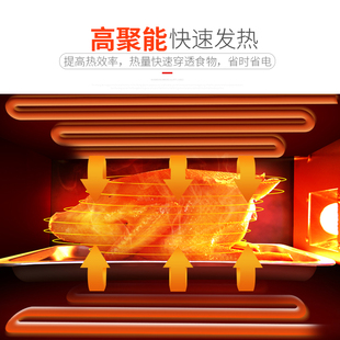 商用电烤箱一层一盘大容量披萨面包烧饼大型二层二盘家电烤炉
