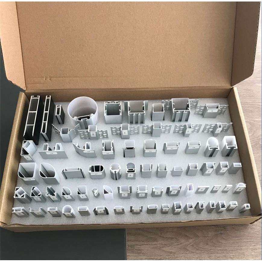 LED灯条铝槽灯具外壳套件嵌入式灯槽线条灯硬灯条外壳罩子样品箱