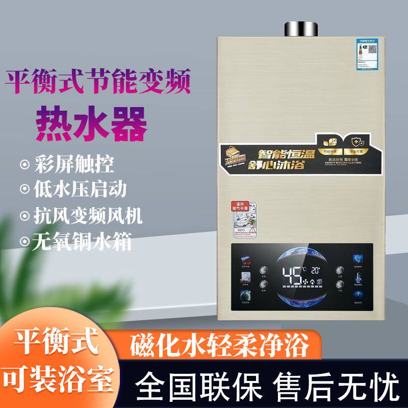 平衡式燃气热水器家用天