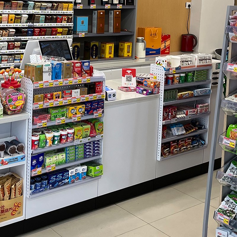 便利店超市收台前小货架口香糖展示架计生用品陈列架吧台前架
