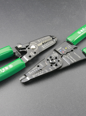 老A 轻便剥线钳 7寸7档多功能电工压线钳0.6-2.6  LA82467压接钳