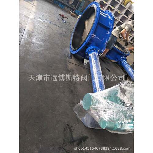 加长杆电动法兰蝶阀.手电两用，D941XP-10Q不锈钢板地埋式蝶阀