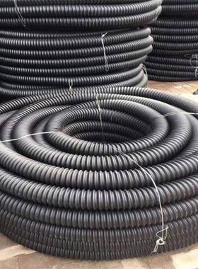 厂家生产耐腐蚀韧性好寿命长碳素波纹管电线电缆穿线护套管