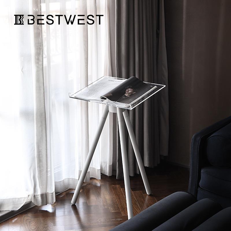 Best west 酒店公司店面前台宣传册落地台卡商用软装杂志架装饰品