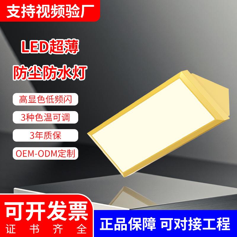 户外三角壁灯别墅庭院壁挂灯LED室外内防水高亮壁灯25W40W60W壁灯