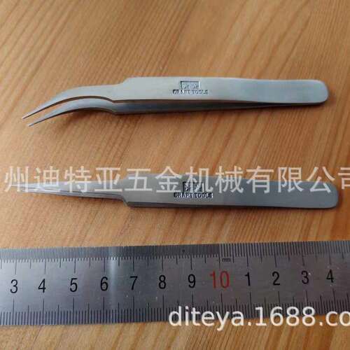 TAMIYA田宫工具辅料专用精密不锈钢直头弯头镊子夹子74047-74048