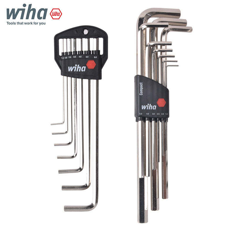 wiha威汉内六角扳手套装进口工业高强度内六方工具加长球头