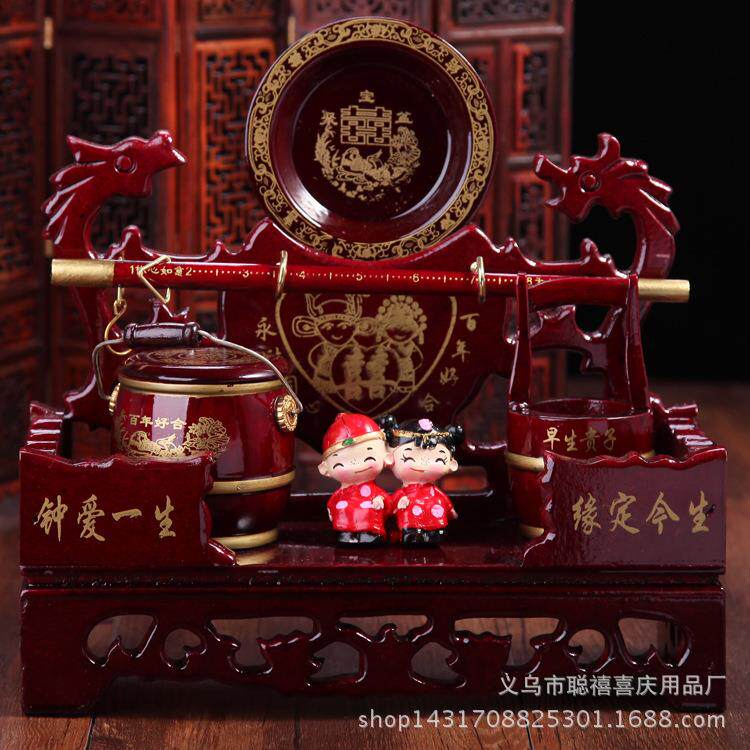 现货子孙满堂结婚用品陪嫁称心如意子孙桶婚庆用品厂家直供