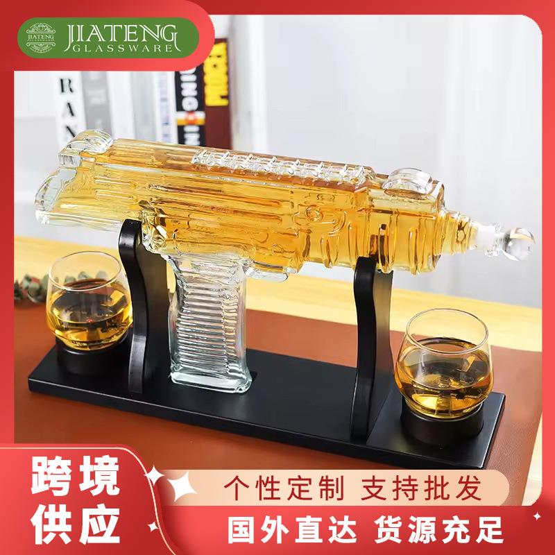 威士忌醒酒器厂家生产创意异形分酒器跨境高颜值红酒瓶摆件