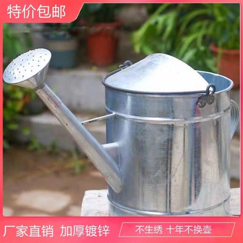 纯手工加厚不锈铁喷壶白铁皮壶浇菜壶浇花喷壶铁皮洒水壶喷壶昌震