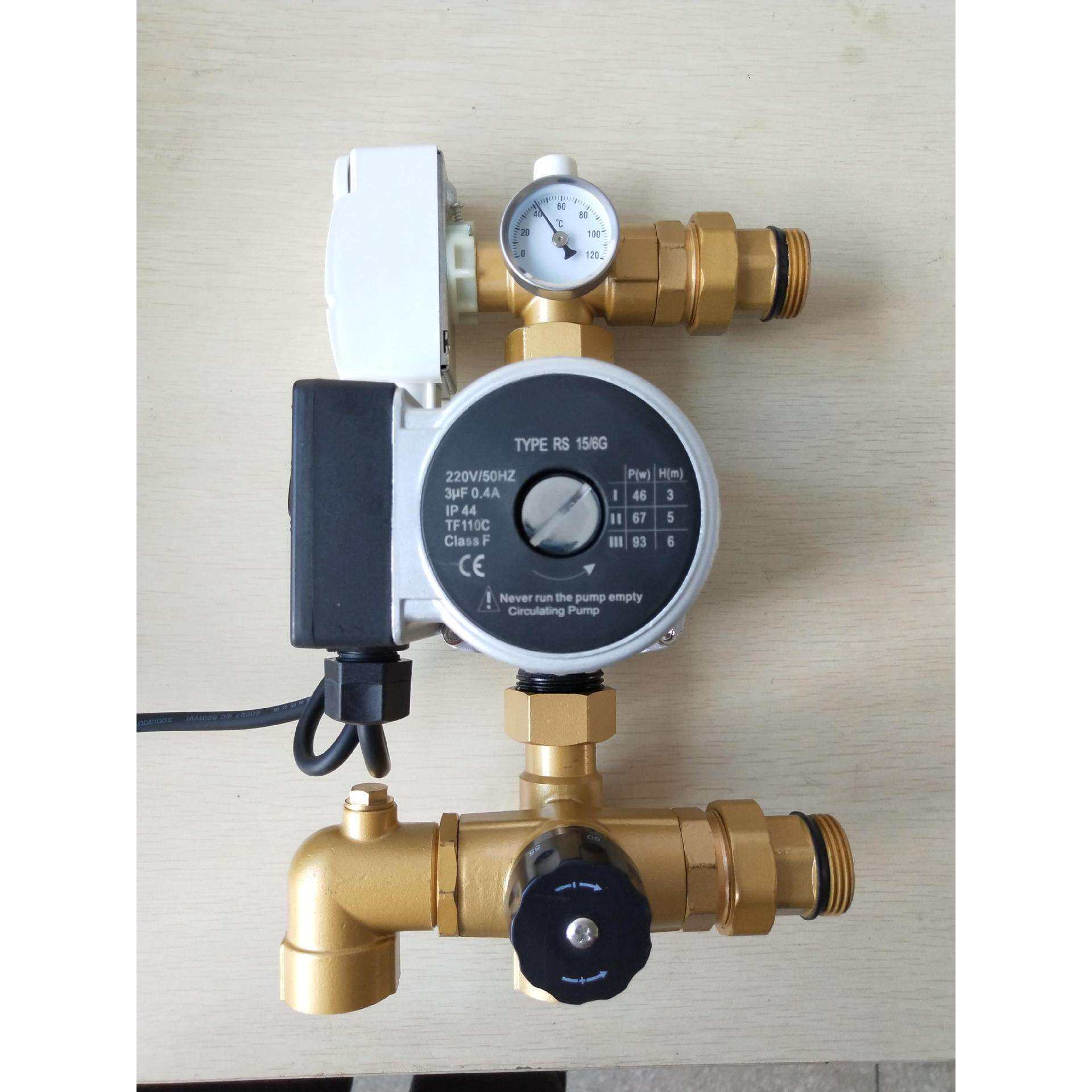 地热地暖分水器温控系统循环水泵混水新品