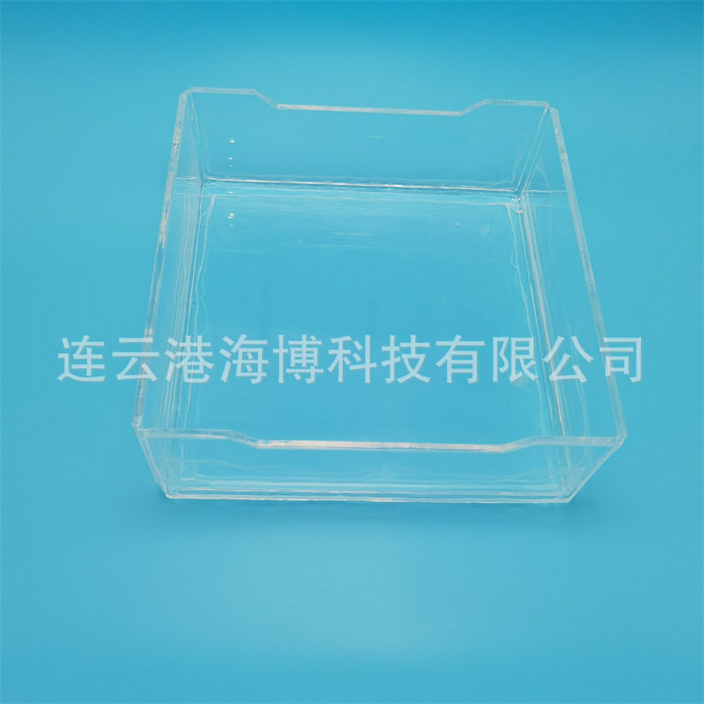 清库存现货透明方形高纯石英坩埚 石英玻璃匣钵 耐高温 耐腐蚀
