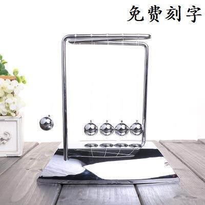 牛顿摆球混沌摆摆件永动机摆球仪碰碰球家居工艺品