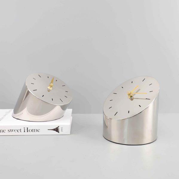 欧式轻奢异形金属座钟几何时钟摆件玄关客厅书房样板间家居装饰品,家居饰品,座钟,淘宝优惠券,粉丝福利购,淘宝优惠卷