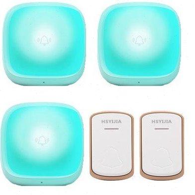 二拖三无线智能门铃远距离闪光发光大音量老人聋哑进屋提醒器按玲,电子/电工,楼宇对讲设备,淘宝优惠券,粉丝福利购,淘宝优惠卷