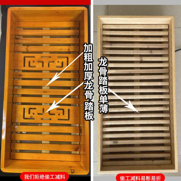 实木取暖器电火桶家用烘烤脚暖脚器湖南节能烤火箱长方形烤火炉盆