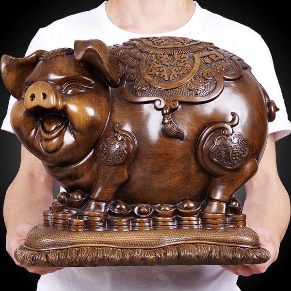 新年复古中国风金猪存钱罐大号可存取大人家用特大储蓄罐招财摆件