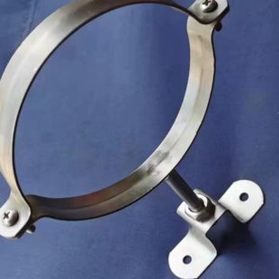 Φ180抽风管支架厂家Φ160不锈钢风管支架安装Φ150抽风管固定架