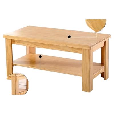 定制 创意实木双层长方形茶几小方桌小户型沙发边几角几飘窗桌子