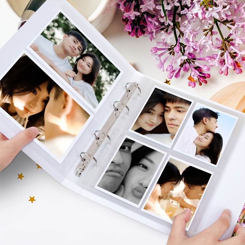 4寸6寸8寸相簿家庭大容量相薄明信片收藏4r6r照片收纳活页纪念册