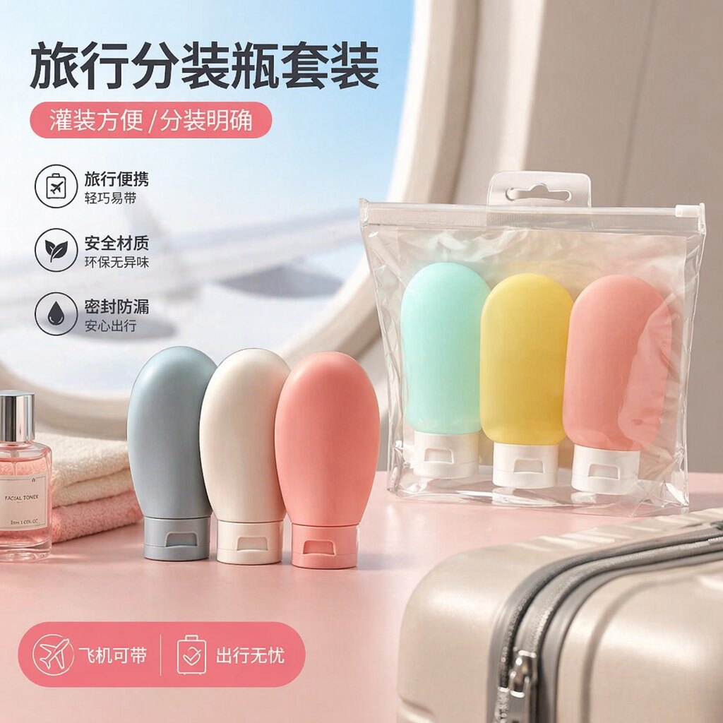 旅行分装瓶套装便携防漏
