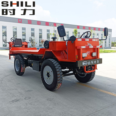 隧道地铁施工用双头运输车 前后都能开的四不像车 双头四轮柴油车