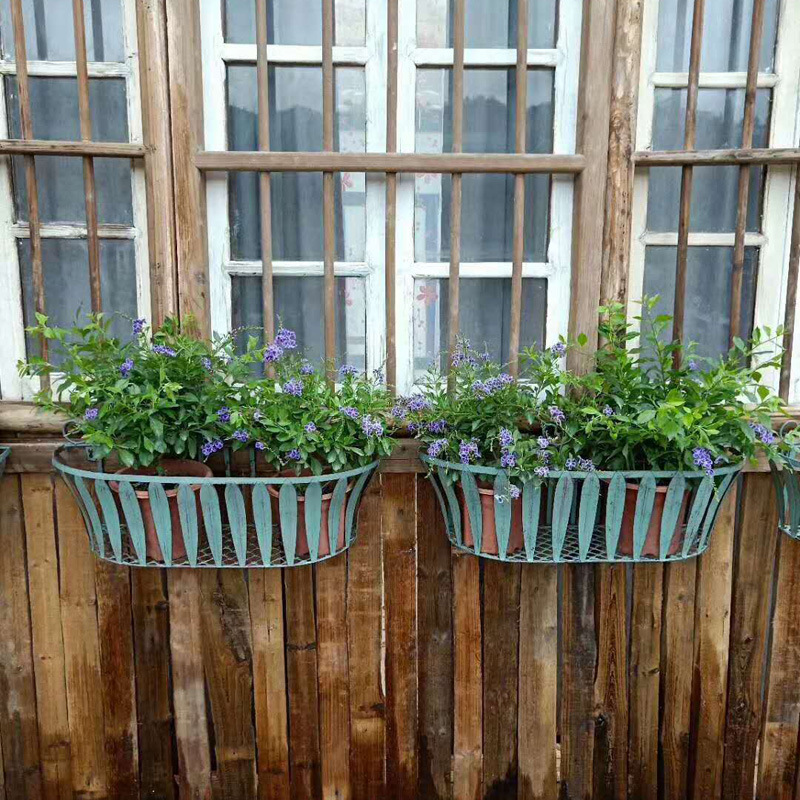 铁艺壁挂式花盆架子简约室内阳台挂墙绿植架多肉盆栽置物架收纳架