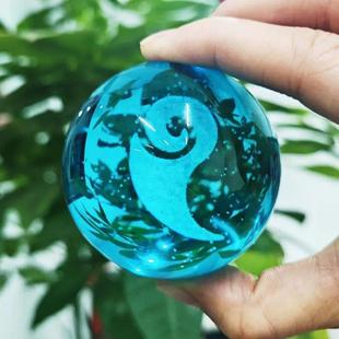 动漫哪吒 2魔童周边 敖丙 魔丸 灵珠 同款小夜灯 水晶球 手办模型