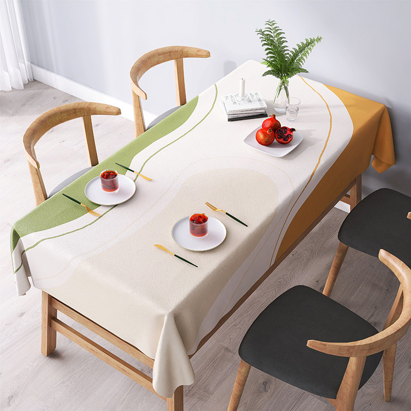 桌布长方形防水防油免洗现代高级感书桌餐桌茶几垫布防烫,居家布艺,桌布,淘宝优惠券,粉丝福利购,淘宝优惠卷