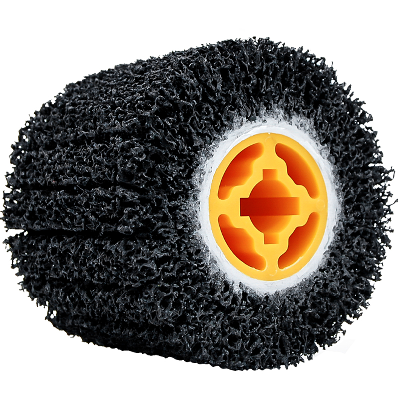 黑金刚拉丝轮金属除锈打磨抛光拉丝目粗不锈钢专用M抛光轮