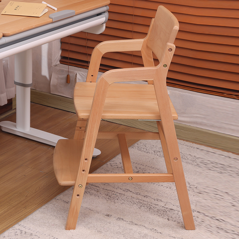 青节儿童学习椅可升降实木座椅写字椅家用小学生椅子