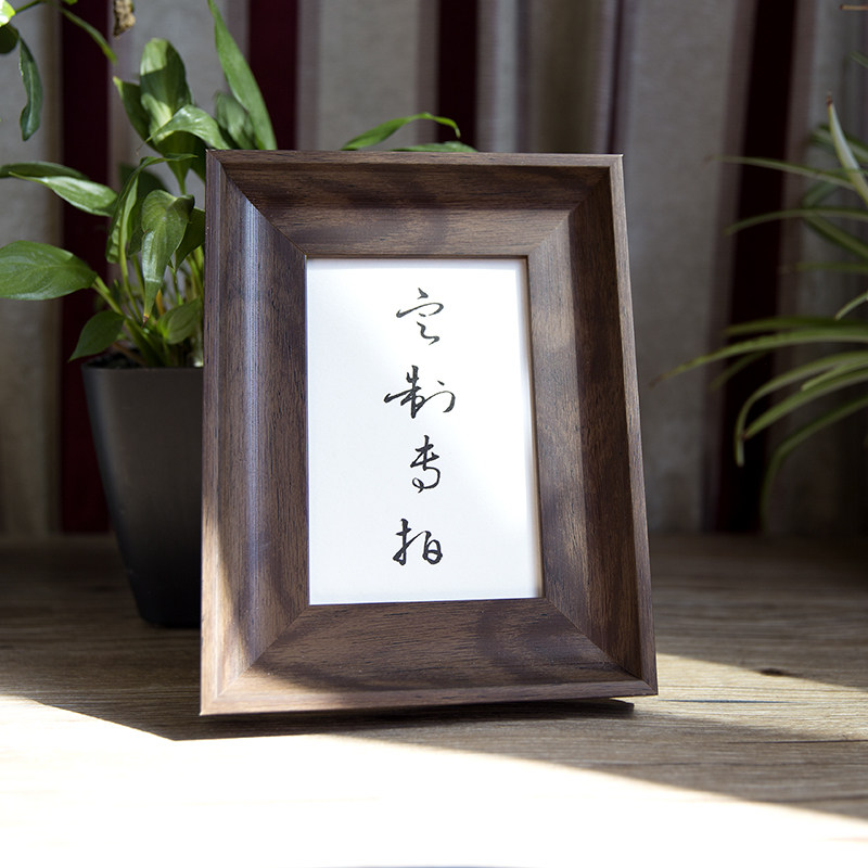 手写毛笔书法作品定制案头座右铭装饰画摆台文艺摆件创意个性礼品