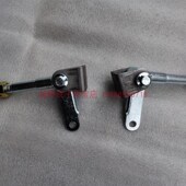 自制四轮卡丁车 箱子车车轮毂羊角转向节吊耳法兰