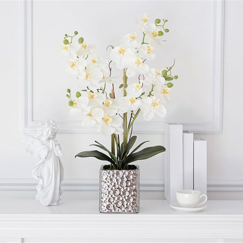 圣丰蝴蝶兰仿真餐桌室内前台欧式艺电视柜酒店婚庆,家居饰品,仿真花/假花,淘宝优惠券,粉丝福利购,淘宝优惠卷