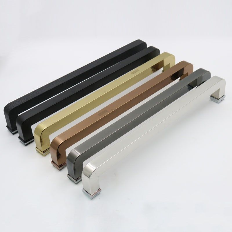 房拉手加厚浴室门玻璃门黑钛玫瑰金移门哑黑色把手,基础建材,大拉手,淘宝优惠券,粉丝福利购,淘宝优惠卷