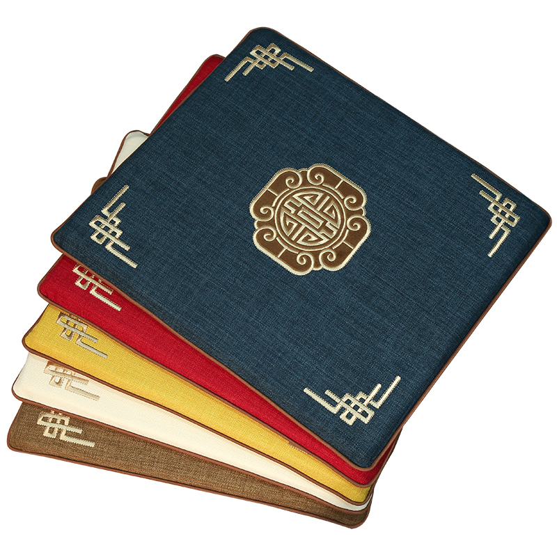 中式红木实木沙发椅子坐垫太师椅餐椅茶圈椅垫座椅垫子垫定制