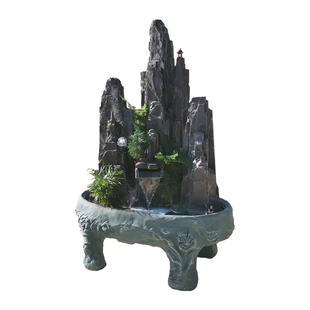 假山流水假山石盆景天然真石头别墅庭院鱼池造景景观石青石