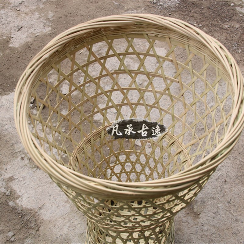 贵州特色民间手工竹编摄影儿童舞蹈道具竹筐背篓艺术竹篮竹制品