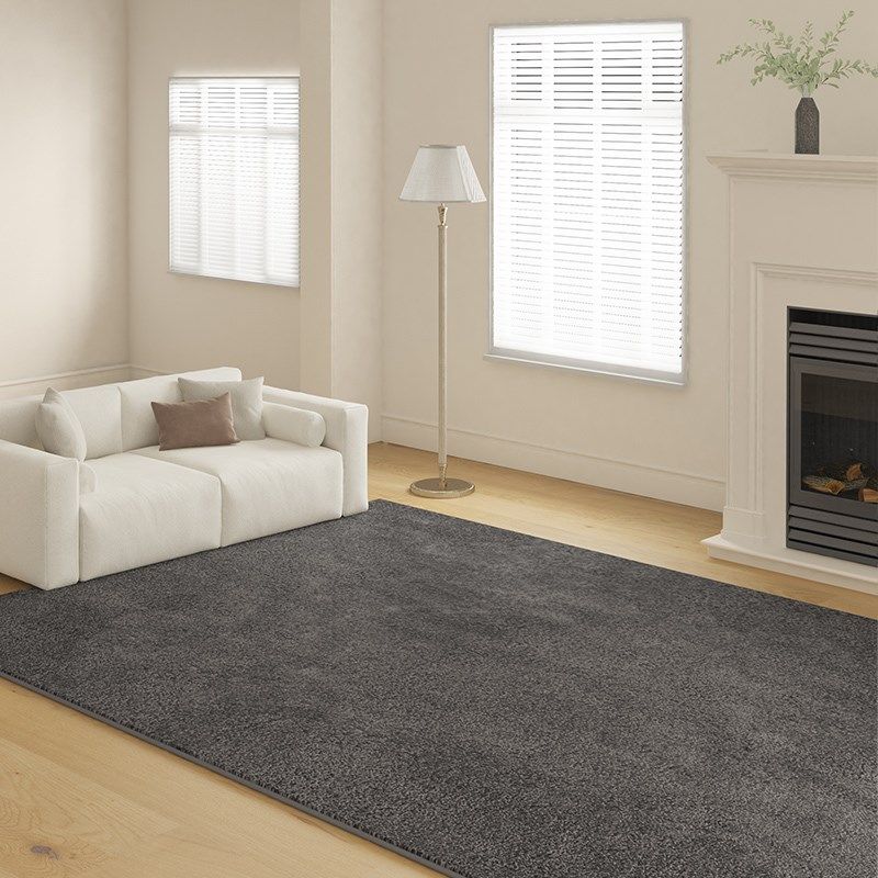 极简风客厅地毯加厚纯色云朵绒素色高级感沙发茶几毯卧室床边毯,居家布艺,地毯,淘宝优惠券,粉丝福利购,淘宝优惠卷